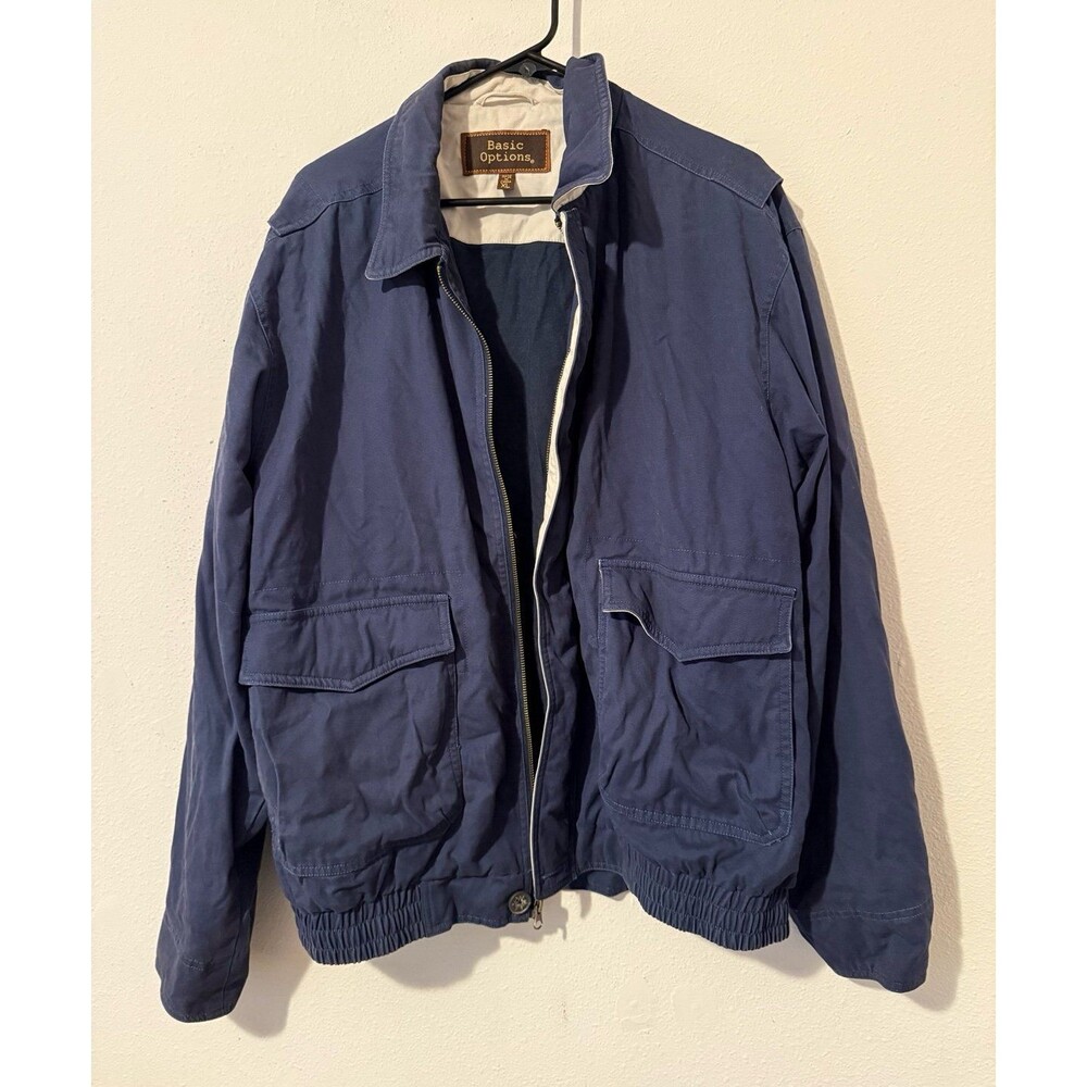 Men’s Blue Basic Options Jacket - Size Xl - image 2